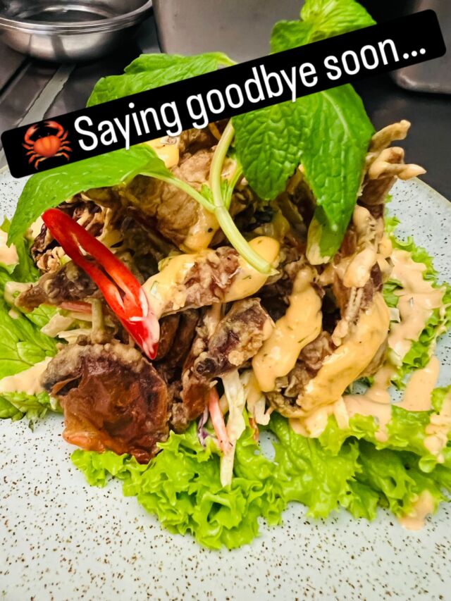 Our Soft Shell Crab won’t be around forever. 
So if you’ve been meaning to try it, this weekend is your chance! 
Come get it while you can — before it’s gone. 
See you this weekend at Tom Phat!