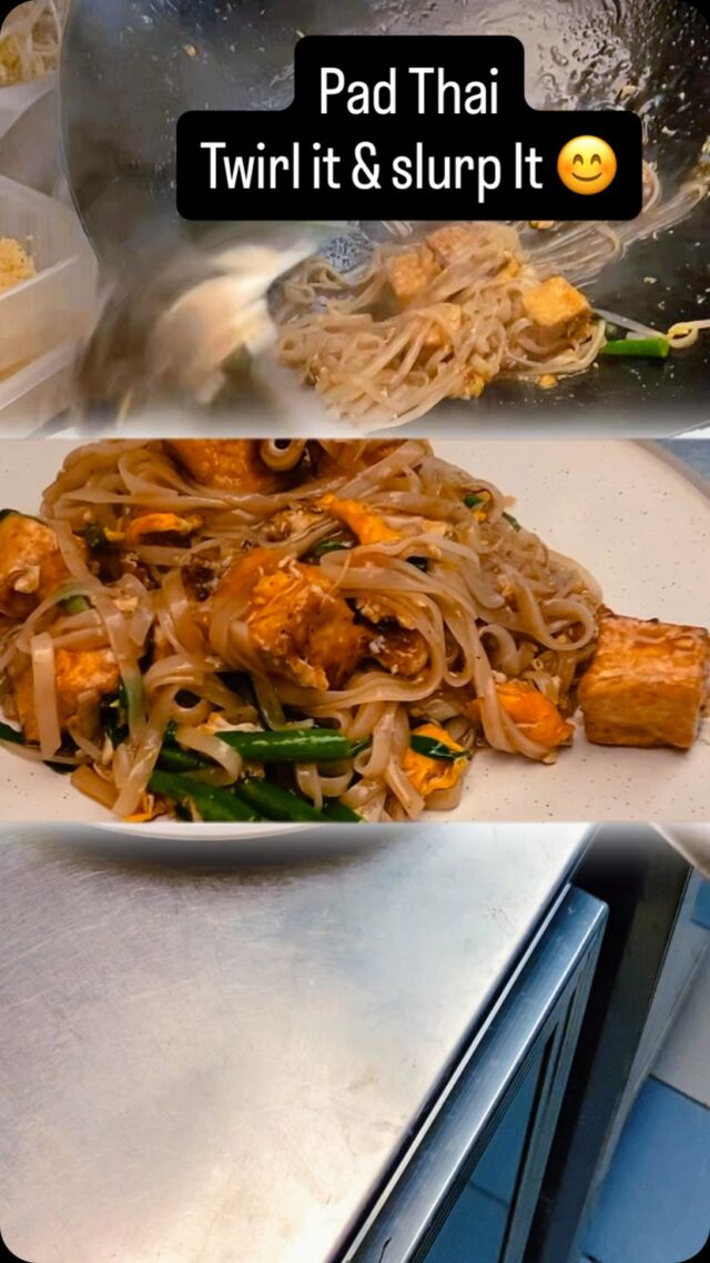 Some dishes never go out of style… and Pad Thai is one of them. 🍜✨

YES!! It’s GLUTEN FREE!

Stir-fried rice noodles tossed with fresh vegetables, egg, and a tangy house made sauce, finished with crunchy peanuts, shallots and a squeeze of lemon for the perfect balance of sweet, savoury, and zesty flavours.

Want it your way? Make it vegan or choose your protein: tofu, chicken, or prawns. 

Book your table and let us take care of dinner. ❤️